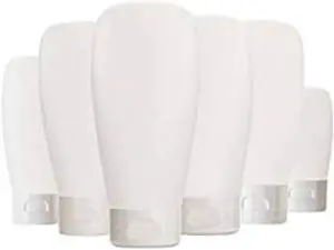 ericotry 6pcs 150ml/5oz Clear Plastic Cosmetic Pressable Tubes Empty Squeeze Bottles with Flip Cap Refillable Makeup Containers Portable Cosmetics Travel Set for Girls Women ericotry 6pcs 150ml/5oz Clear Plastic Cosmetic Pressable Tubes Empty Squeeze Bottles with Flip Cap Refillable Makeup Containers Portable Cosmetics Travel Set for Girls Women