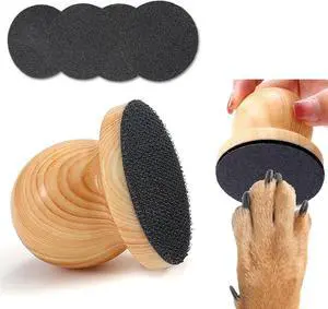 DAUNZMR Dog Nail File with 4 Pcs Replaceable Sandpaper, Nail Grinder Board for Dogs & Cats DAUNZMR Dog Nail File with 4 Pcs Replaceable Sandpaper, Nail Grinder Board for Dogs & Cats
