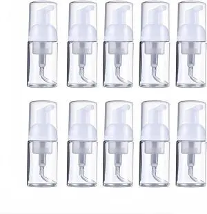 10Pcs 1Oz Plastic Foam Pump Bottle Transparent Empty Dispenser Bottles Travel Soap Bottle Mini Shampoo Pump Empty Travel Foaming Containers for Shampoo Cleaning Lash Cosmetics Packaging 10Pcs 1Oz Plastic Foam Pump Bottle Transparent Empty Dispenser Bottles Travel Soap Bottle Mini Shampoo Pump Empty Travel Foaming Containers for Shampoo Cleaning Lash Cosmetics Packaging