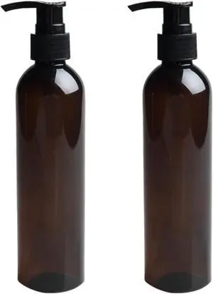 Body Oil Container with Lotion Pump | 2PCS,Leak-Proof and BPA-Free,Plastic,Body Oil Dispenser,Amber light-proof bottle Body Oil Container with Lotion Pump | 2PCS,Leak-Proof and BPA-Free,Plastic,Body Oil Dispenser,Amber light-proof bottle