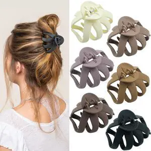 2.8 Inch Medium Octopus Hair Clips for Women, Matte Claw Clips for Thin Hair, Strong Hold Non-slip Spider Octopus Clip for Fine Hair Jaw Clips 2.8 Inch Medium Octopus Hair Clips for Women, Matte Claw Clips for Thin Hair, Strong Hold Non-slip Spider Octopus Clip for Fine Hair Jaw Clips