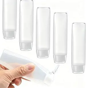 Travel Size Bottles 1oz Squeeze Bottles With Flip Cap Leak Proof BPA Free Refillable Tubes Travel 6 Pack Travel Size Bottles 1oz Squeeze Bottles With Flip Cap Leak Proof BPA Free Refillable Tubes Travel 6 Pack