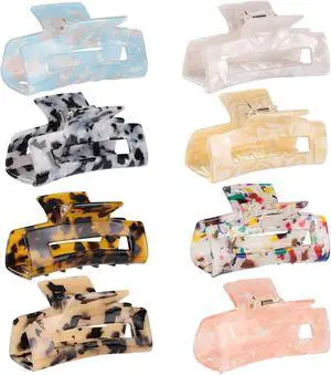 laxizar 8 Pcs Hair Clips Claw Clips 3 Inch Hair Accessories for Women laxizar 8 Pcs Hair Clips Claw Clips 3 Inch Hair Accessories for Women