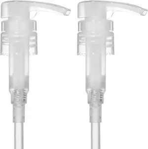 Bar5F Shampoo & Conditioner Pumps, 1 L / 33.8 oz, 2-Pack Clear (Jet) | Fits 1" Neck, Replacement Pump Top for Soap, Lotion & Body Wash Bar5F Shampoo & Conditioner Pumps, 1 L / 33.8 oz, 2-Pack Clear (Jet) | Fits 1" Neck, Replacement Pump Top for Soap, Lotion & Body Wash