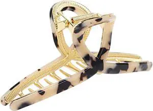 Big Hair Claw Clips Butterfly Hair Clips for Women 4.7" Large Acetate Metal Hair Claw Clip for Girls Hair Accessories for Long Thick Hair (Light leopard) Big Hair Claw Clips Butterfly Hair Clips for Women 4.7" Large Acetate Metal Hair Claw Clip for Girls Hair Accessories for Long Thick Hair (Light leopard)