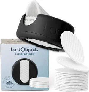 LastRound Reusable Makeup Remover Pads - 7 Washable Eco-Friendly Reusable Cotton Rounds for Face - Sustainable & Soft Cotton Face Pads for Facial Cleansing & Eye Makeup Removal - Travel Storage Case LastRound Reusable Makeup Remover Pads - 7 Washable Eco-Friendly Reusable Cotton Rounds for Face - Sustainable & Soft Cotton Face Pads for Facial Cleansing & Eye Makeup Removal - Travel Storage Case