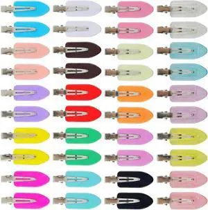 Creaseless Hair Clips for Women Styling 40Pcs Getting Ready No Crease Hair Clips for Bangs Setting No Bend Dent Makeup Clip Application Skincare Clip (Multicolor) Creaseless Hair Clips for Women Styling 40Pcs Getting Ready No Crease Hair Clips for Bangs Setting No Bend Dent Makeup Clip Application Skincare Clip (Multicolor)