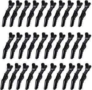 30 Pcs Alligator Hair Clip for Styling Sectioning - Salon Hair Clip for Thick Hair, Plastic Hair Styling Clip with Wide Teeth & Double-Hinged Design (Black) 30 Pcs Alligator Hair Clip for Styling Sectioning - Salon Hair Clip for Thick Hair, Plastic Hair Styling Clip with Wide Teeth & Double-Hinged Design (Black)