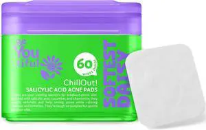 BeYoutiful ChillOut Gentle Acne Cleansing Face Wipes with Salicylic Acid | BeYoutiful ChillOut Gentle Acne Cleansing Face Wipes with Salicylic Acid for Teens and Kids, 60 Toner Facial Pads BeYoutiful ChillOut Gentle Acne Cleansing Face Wipes with Salicylic Acid | BeYoutiful ChillOut Gentle Acne Cleansing Face Wipes with Salicylic Acid for Teens and Kids, 60 Toner Facial Pads