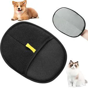 2pc Pet Hair Removal Glove & Remover for Cats Dogs - Upgraded Thickened Double Sided Grooming Gloves for Furniture Couch Carpet 2pc Pet Hair Removal Glove & Remover for Cats Dogs - Upgraded Thickened Double Sided Grooming Gloves for Furniture Couch Carpet