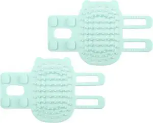 NQEUEPN 2pcs 2-in-1 Silicone Cat Grooming Brush - Self Cleaning, Massage and Shedding for Pets, Adjustable Face Scratchers for Climbing Frames, Table Legs NQEUEPN 2pcs 2-in-1 Silicone Cat Grooming Brush - Self Cleaning, Massage and Shedding for Pets, Adjustable Face Scratchers for Climbing Frames, Table Legs