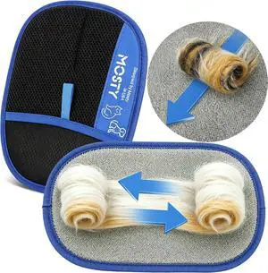 MOSTY Magic Brush Pet Hair Remover, Reusable Pet Hair Removal Glove, 1PC | for Dogs & Cats, Magic Quick Fur Remover Tool for Sofa, Couch, Carpet Laundry & Car Seats, Must for Pet Owner MOSTY Magic Brush Pet Hair Remover, Reusable Pet Hair Removal Glove, 1PC | for Dogs & Cats, Magic Quick Fur Remover Tool for Sofa, Couch, Carpet Laundry & Car Seats, Must for Pet Owner