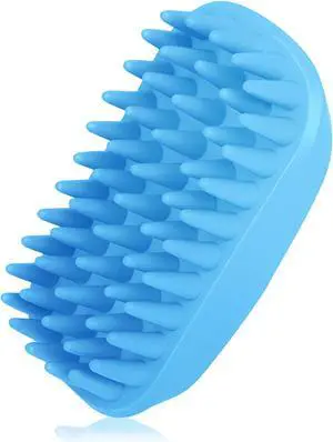 Dog Bath Brush, Pet Silicone Shampoo Brush, Rubber Shower Wash Curry Brush, Soft Shedding Bathing Brush Removes Loose & Shed Fur, for Short Long Haired Dogs Cats Massage Comb Dog Bath Brush, Pet Silicone Shampoo Brush, Rubber Shower Wash Curry Brush, Soft Shedding Bathing Brush Removes Loose & Shed Fur, for Short Long Haired Dogs Cats Massage Comb
