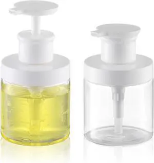 Lulupack 8oz Wide Mouth Pump Bottle, Small Dispenser for Soap & Lotion 2PCS | Plastic empty bottle for shower, refillable jar for shampoo, conditioner, hand soap, body wash, bathroom container, clear Lulupack 8oz Wide Mouth Pump Bottle, Small Dispenser for Soap & Lotion 2PCS | Plastic empty bottle for shower, refillable jar for shampoo, conditioner, hand soap, body wash, bathroom container, clear
