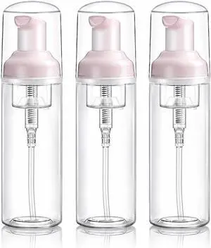 Rayyl 3.5 OZ Foaming Dispenser Bottle Leak-Resistant - 3Pcs Transparent Empty Spray Pump Bottles Travel Portable Foam Bottlel Hand Soap Shampoo Travel Size Mousse & Cleaning Solutions Rayyl 3.5 OZ Foaming Dispenser Bottle Leak-Resistant - 3Pcs Transparent Empty Spray Pump Bottles Travel Portable Foam Bottlel Hand Soap Shampoo Travel Size Mousse & Cleaning Solutions