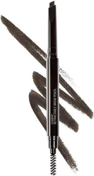 wet n wild Ultimate Eyebrow Retractable Definer Pencil, Dark Brown, Dual-Sided, Fine Tip, Shapes, Defines, Fills Brows Makeup wet n wild Ultimate Eyebrow Retractable Definer Pencil, Dark Brown, Dual-Sided, Fine Tip, Shapes, Defines, Fills Brows Makeup