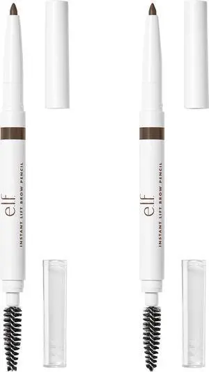 e.l.f. Instant Lift Brow Pencil, Dual-Ended Precision Brow Pencils For Shaping & Defining Eyebrows, Vegan & Cruelty-Free, Neutral Brown, 2-Pack e.l.f. Instant Lift Brow Pencil, Dual-Ended Precision Brow Pencils For Shaping & Defining Eyebrows, Vegan & Cruelty-Free, Neutral Brown, 2-Pack