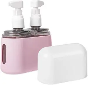 Yamadura Travel bottles for Toiletries, TSA Approved Travel Containers, Refillable, Portable, Spray Bottles and Pump Bottles with Labels for Creams, Perfumes and Shampoos (Pink) Yamadura Travel bottles for Toiletries, TSA Approved Travel Containers, Refillable, Portable, Spray Bottles and Pump Bottles with Labels for Creams, Perfumes and Shampoos (Pink)