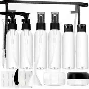 Travel Bottles For Toiletries, TSA Approved 13Pcs Leak Proof Travel Bottles Set, High Transparency Plastic Travel Containers With Toiletries Bag For Cosmetics Shampoo Lotion Cream Travel Bottles For Toiletries, TSA Approved 13Pcs Leak Proof Travel Bottles Set, High Transparency Plastic Travel Containers With Toiletries Bag For Cosmetics Shampoo Lotion Cream