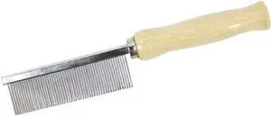 Pet Grooming Comb for Long Haired Cats & Dogs - Stainless Steel Pin Teeth Wooden Handle Fur Hair Brush - Removes & Prevents Matted Fur Pet Grooming Comb for Long Haired Cats & Dogs - Stainless Steel Pin Teeth Wooden Handle Fur Hair Brush - Removes & Prevents Matted Fur