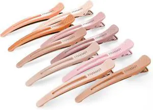 FRAMAR Neutral Creaseless Hair Clips, Hair Styling Clips - 10 Pack | Professional Salon Hair Clips for Styling Sectioning,Hair Clip For Sectioning,Hair Sectioning Clips,Prevents Creases Or Dents FRAMAR Neutral Creaseless Hair Clips, Hair Styling Clips - 10 Pack | Professional Salon Hair Clips for Styling Sectioning,Hair Clip For Sectioning,Hair Sectioning Clips,Prevents Creases Or Dents