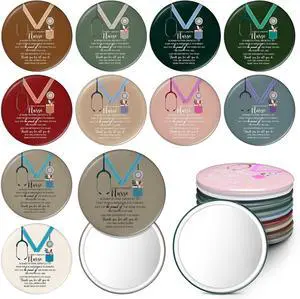 Geetery 30 Pcs Nurse Gifts Bulk Mini Compact Mirrors Christmas Bulk Gifts for Nurses Female CNA Portable Pocket Mirror Thank You for Nursing Practitioner Medical Students LPN (Medal,Vivid) Geetery 30 Pcs Nurse Gifts Bulk Mini Compact Mirrors Christmas Bulk Gifts for Nurses Female CNA Portable Pocket Mirror Thank You for Nursing Practitioner Medical Students LPN (Medal,Vivid)
