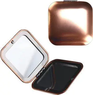 Iconikal Metal Compact Vanity Travel Purse Makeup Mirror 2-Pack Iconikal Metal Compact Vanity Travel Purse Makeup Mirror 2-Pack