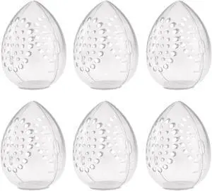 6 Pack Makeup Sponge Holder Carring Case Storage Box Clear Hard Container Protector for Cosmetic Make Up Blending Sponges Powder Puff Beauty Egg Blenders Travel Outdoor 6 Pack Makeup Sponge Holder Carring Case Storage Box Clear Hard Container Protector for Cosmetic Make Up Blending Sponges Powder Puff Beauty Egg Blenders Travel Outdoor
