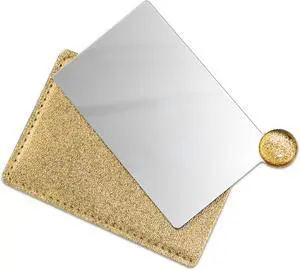 IBEET Unbreakable Stainless Steel Makeup Mirrors,Vanity Mirror Small for Purse Handbag Travel, Rectangular Handheld Compact Pocket Mirror Tiny Wallet Mirror Plate for Makeup IBEET Unbreakable Stainless Steel Makeup Mirrors,Vanity Mirror Small for Purse Handbag Travel, Rectangular Handheld Compact Pocket Mirror Tiny Wallet Mirror Plate for Makeup