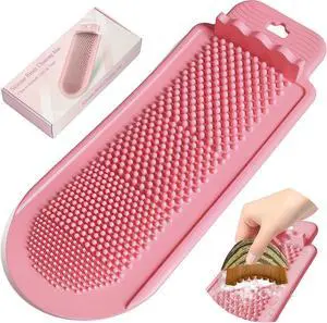 Lymphatic Brush Cleaning Mat Compatible with Cecily Braden, Soft Silicon Make Up Cleaner Pad with 4-Size Textured Nubs, Portable Roll-Up Design for Travel, Extend Brush Life - Includes Hanging Hole Lymphatic Brush Cleaning Mat Compatible with Cecily Braden, Soft Silicon Make Up Cleaner Pad with 4-Size Textured Nubs, Portable Roll-Up Design for Travel, Extend Brush Life - Includes Hanging Hole