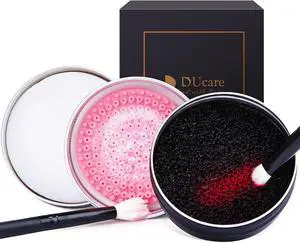 DUcare Makeup Brush Cleaner Makeup Brushes Solid Soap Cleanser with Color Removal Sponge Brush Cleaning Mat, Silicone Makeup Cleaning Cosmetic Cleaner Blenders Shampoo Removes Shadow Color DUcare Makeup Brush Cleaner Makeup Brushes Solid Soap Cleanser with Color Removal Sponge Brush Cleaning Mat, Silicone Makeup Cleaning Cosmetic Cleaner Blenders Shampoo Removes Shadow Color