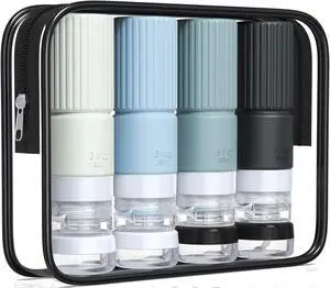 Tocelffe 18pes Travel Bottles for Toiletries,TSA Approved Silicone Travel Containers jar for Toiletries,Leak Proof 3oz Refillable Liqus Shampoo And Conditioner Travel Essentials toiletry Bottles Tocelffe 18pes Travel Bottles for Toiletries,TSA Approved Silicone Travel Containers jar for Toiletries,Leak Proof 3oz Refillable Liqus Shampoo And Conditioner Travel Essentials toiletry Bottles