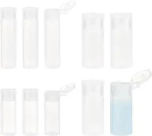 BENECREAT 10Pcs 12ml/18ml/30ml Travel Bottles Plastic Toiletry Bottles Flip Cap Squeeze Sample Bottle Containers for Makeup Lotion Emulsion Foundation Shampoo Packing BENECREAT 10Pcs 12ml/18ml/30ml Travel Bottles Plastic Toiletry Bottles Flip Cap Squeeze Sample Bottle Containers for Makeup Lotion Emulsion Foundation Shampoo Packing