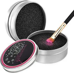 2 Pack Dry Makeup Brush Cleaner Sponge, Instantly Remove Eyeshadow Color from Brushes - No Water Needed, Quick Switch Color Tool for Daily Makeup 2 Pack Dry Makeup Brush Cleaner Sponge, Instantly Remove Eyeshadow Color from Brushes - No Water Needed, Quick Switch Color Tool for Daily Makeup