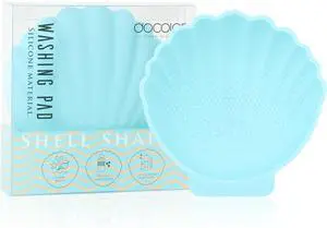 docolor Silicone Makeup Brush Cleaner Mat, Large Shell Shape Cleaning Pad | Quickly Remove Residue from Makeup Brushes, Portable Soft Washing Tool, Fast Drying docolor Silicone Makeup Brush Cleaner Mat, Large Shell Shape Cleaning Pad | Quickly Remove Residue from Makeup Brushes, Portable Soft Washing Tool, Fast Drying