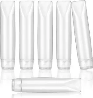 Travel Squeeze Bottle, 6 Pcs 1.7 oz Travel Bottles Empty Refillable Toothpaste Tubes Leak Proof Empty Squeeze Tubes Toothpaste Container for Toiletries BPA Free Refillable Tube PE Travel-Size Bottles Travel Squeeze Bottle, 6 Pcs 1.7 oz Travel Bottles Empty Refillable Toothpaste Tubes Leak Proof Empty Squeeze Tubes Toothpaste Container for Toiletries BPA Free Refillable Tube PE Travel-Size Bottles