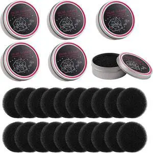 Hedume 6 Pack Color Removal Cleaner Sponge with 20 Pack Replacement Sponges, Dry Makeup Brush Quick Cleaner Sponge, Easily Clean Makeup Brushes Without Water or Chemical Solution for Travel Hedume 6 Pack Color Removal Cleaner Sponge with 20 Pack Replacement Sponges, Dry Makeup Brush Quick Cleaner Sponge, Easily Clean Makeup Brushes Without Water or Chemical Solution for Travel