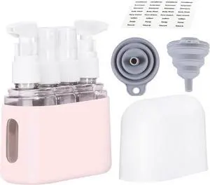 Bpluma Travel Bottles, Leak Proof Containers | For Toiletries TSA Approved Airplane Accessories Kits For Liquid With Labels Bpluma Travel Bottles, Leak Proof Containers | For Toiletries TSA Approved Airplane Accessories Kits For Liquid With Labels