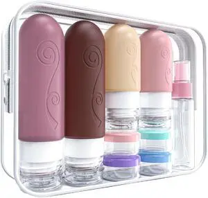 vodvob 16 Pack Travel Bottles Set for Toiletries, TSA Approved Travel Containers Leak Proof Silicone Squeezable Travel Accessories 2oz 3oz for Shampoo Conditioner Lotion Body Wash (BPA Free) (pink) vodvob 16 Pack Travel Bottles Set for Toiletries, TSA Approved Travel Containers Leak Proof Silicone Squeezable Travel Accessories 2oz 3oz for Shampoo Conditioner Lotion Body Wash (BPA Free) (pink)