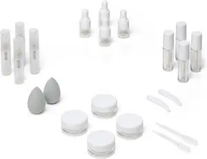 Mini Makeup Containers for Travel, Depotting Makeup Containers, Empty Cosmetic Containers, Sample Jars, Mini Make up Bottles, Refillable Cosmetic Containers, Extra Small Travel Containers Mini Makeup Containers for Travel, Depotting Makeup Containers, Empty Cosmetic Containers, Sample Jars, Mini Make up Bottles, Refillable Cosmetic Containers, Extra Small Travel Containers