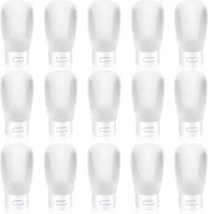 15 Pack 30ml/1oz Plastic Squeeze Bottles Travel Tubes Cosmetic Soft Leak-Proof Makeup Toiletry Containers with Flip Cap Refillable for Facial Cleanser Body Bath Shower Gel Lotion Cream Shampoo 15 Pack 30ml/1oz Plastic Squeeze Bottles Travel Tubes Cosmetic Soft Leak-Proof Makeup Toiletry Containers with Flip Cap Refillable for Facial Cleanser Body Bath Shower Gel Lotion Cream Shampoo