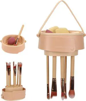 Makeup Brush Cleaner Mat,3 in 1 Upgraded Foldable Silicone Makeup Brush Cleaner Cosmetic Brush Cleaner Makeup Brush Scrubber Bowl for Cleaning, Organizer And Upside Down Drying(Foldable Khaki) Makeup Brush Cleaner Mat,3 in 1 Upgraded Foldable Silicone Makeup Brush Cleaner Cosmetic Brush Cleaner Makeup Brush Scrubber Bowl for Cleaning, Organizer And Upside Down Drying(Foldable Khaki)