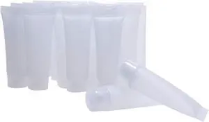 Shapenty 10ml Clear Plastic Empty Tubes Refillable Facial Cleanser Hand Cream Cosmetic Lotion Containers Soft Makeup Sample Holder Bottle Vial Jar Pot Case with Flip Lid for Travel DIY Project, 30PCS Shapenty 10ml Clear Plastic Empty Tubes Refillable Facial Cleanser Hand Cream Cosmetic Lotion Containers Soft Makeup Sample Holder Bottle Vial Jar Pot Case with Flip Lid for Travel DIY Project, 30PCS