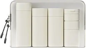 5pcs Travel Cream Dispenser Bottles Set Travel Bottles Toiletry Containers Set, TSA Approved, Travel Essentials 5pcs Travel Cream Dispenser Bottles Set Travel Bottles Toiletry Containers Set, TSA Approved, Travel Essentials