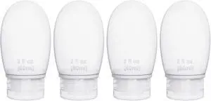 Silicone Travel Bottles for Toiletries TSA Approved Travel Size Containers Set 4 Pack Portable Leak Proof Refillable Cosmetic Squeeze Bottles Shampoo Hair Conditioner Body Lotion Bath Shower Gel Silicone Travel Bottles for Toiletries TSA Approved Travel Size Containers Set 4 Pack Portable Leak Proof Refillable Cosmetic Squeeze Bottles Shampoo Hair Conditioner Body Lotion Bath Shower Gel