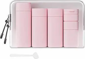 Travel Bottles for Toiletries, 5 Pack Travel Size Containers, TSA Approved Leak Proof - Silicone Toiletry Containers with Clear Bag for Shampoo, Conditioner & Lotion, Travel Essentials Travel Bottles for Toiletries, 5 Pack Travel Size Containers, TSA Approved Leak Proof - Silicone Toiletry Containers with Clear Bag for Shampoo, Conditioner & Lotion, Travel Essentials