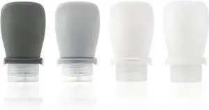 Starfa 4 Pack Silicone Travel Bottles (1oz),Leakproof Mini Lotion Bottles & Dressing Containers with Lids,Reusable Toiletry Squeeze Tubes for Shampoo,Conditioner,and Condiments Starfa 4 Pack Silicone Travel Bottles (1oz),Leakproof Mini Lotion Bottles & Dressing Containers with Lids,Reusable Toiletry Squeeze Tubes for Shampoo,Conditioner,and Condiments