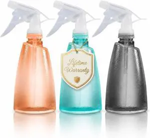 LIBERHAUS 3 Pcs Spray Bottle for Plants, 17 Oz, Adjustable Nozzle, Empty | Plastic Spray Bottle for Hair with Non-Slip Texture & Ergonomic Grip; Mist & Stream; for Watering, Styling & Cleaning LIBERHAUS 3 Pcs Spray Bottle for Plants, 17 Oz, Adjustable Nozzle, Empty | Plastic Spray Bottle for Hair with Non-Slip Texture & Ergonomic Grip; Mist & Stream; for Watering, Styling & Cleaning