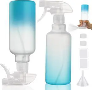 16.9oz Plastic Spray Bottles 2 Pack, 360° Any-Angle Spraying 16.9oz Plastic Spray Bottles 2 Pack, 360° Any-Angle Spraying