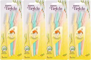 Tinkle Dermaplaning Tool 12ct, Dermaplane Razor for Women, Safe and Easy Peach Fuzz Remover, Eyebrow Trimmer with Protective Cover (4 Packs of 3), Stocking Stuffers Tinkle Dermaplaning Tool 12ct, Dermaplane Razor for Women, Safe and Easy Peach Fuzz Remover, Eyebrow Trimmer with Protective Cover (4 Packs of 3), Stocking Stuffers